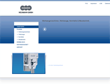 Tablet Screenshot of neumann-industrie.de